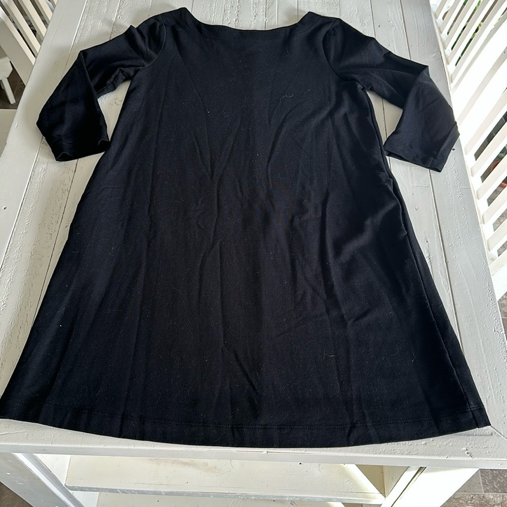 A new day sweatshirt dress long sleeve size small black